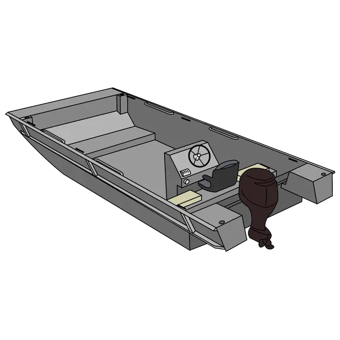 Inlander workboat single outboard