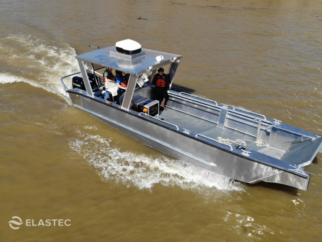 Waterway maintenance landing craft Tulsa