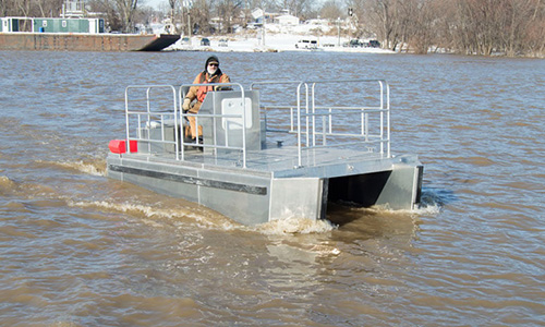 Platform workboat
